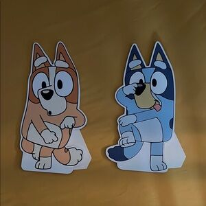 Bluey and Bingo Cutouts